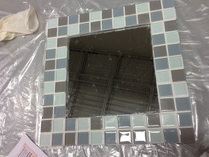 Clean Finished Tiled Mirror