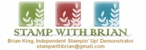 Stampin Up with Brian - website header