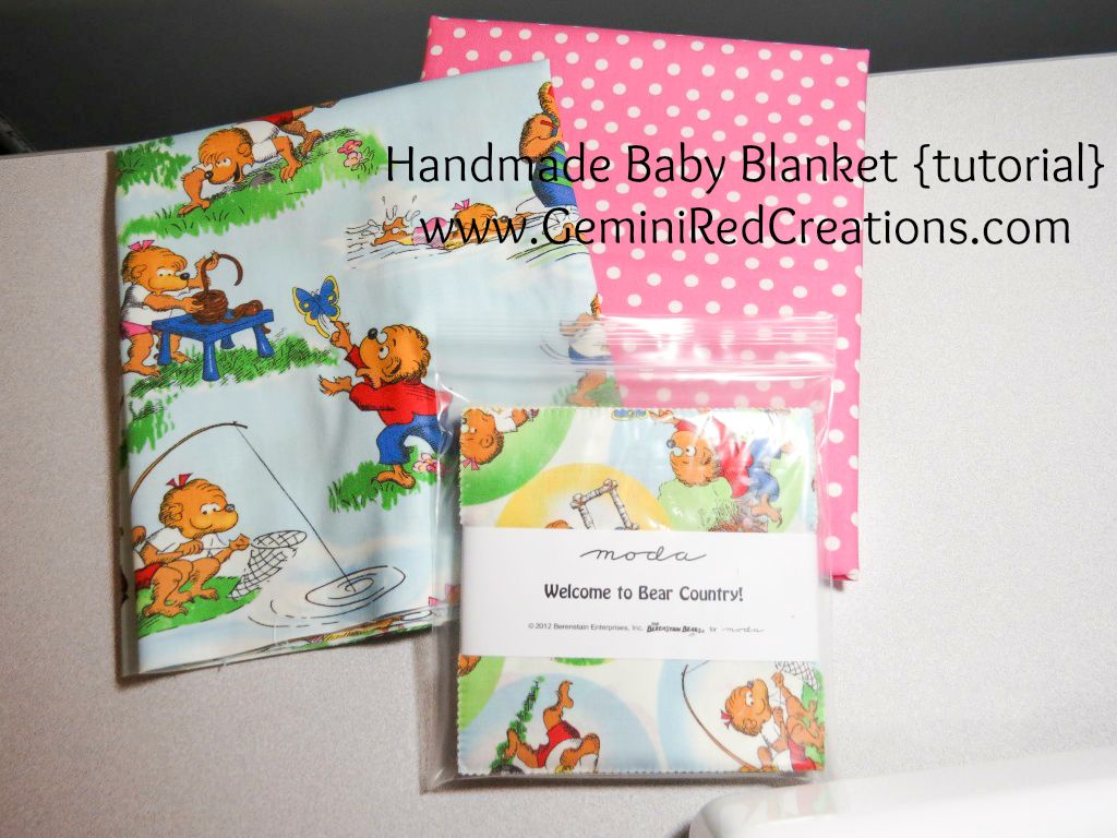 Handmade Baby Blanket tutorial (1)