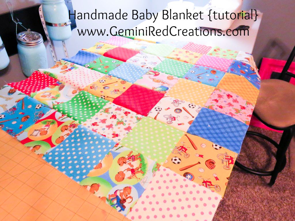 Handmade Baby Blanket tutorial (16)