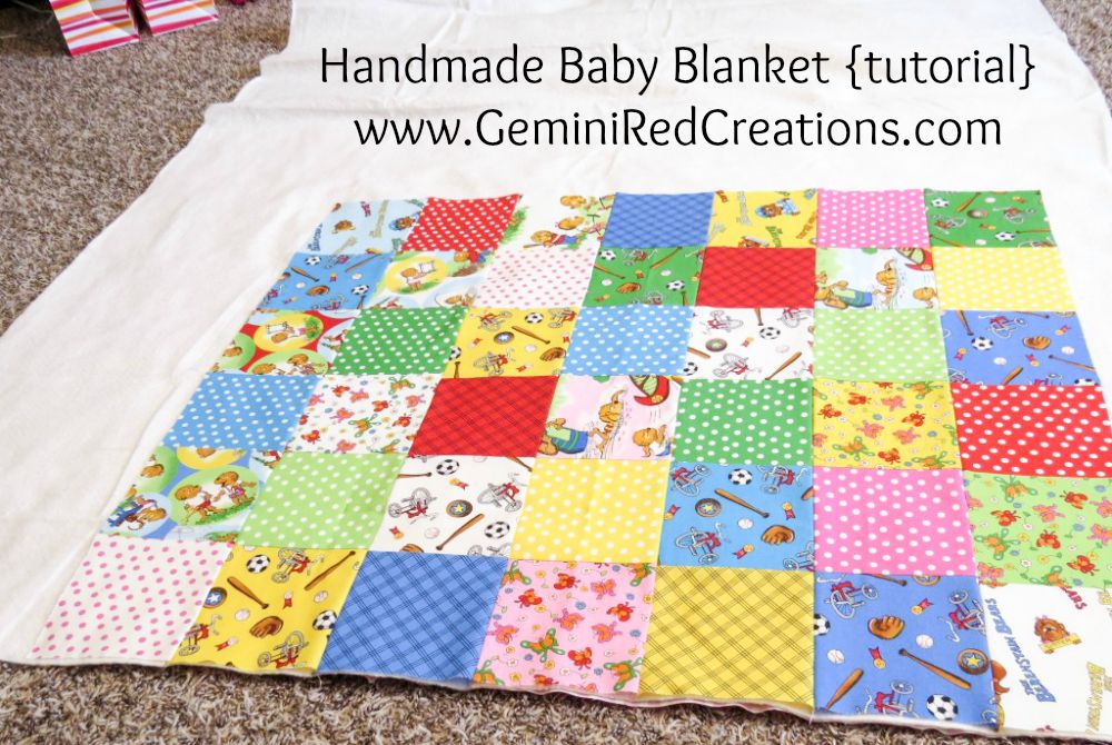 Handmade Baby Blanket tutorial (18)