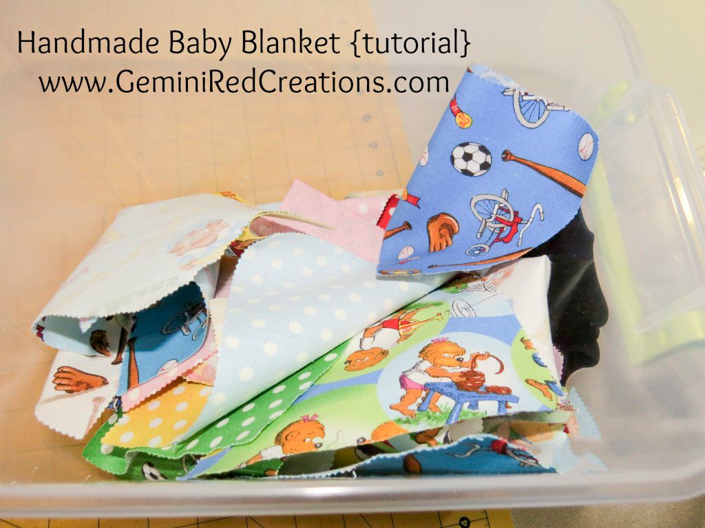 Handmade Baby Blanket tutorial (2)