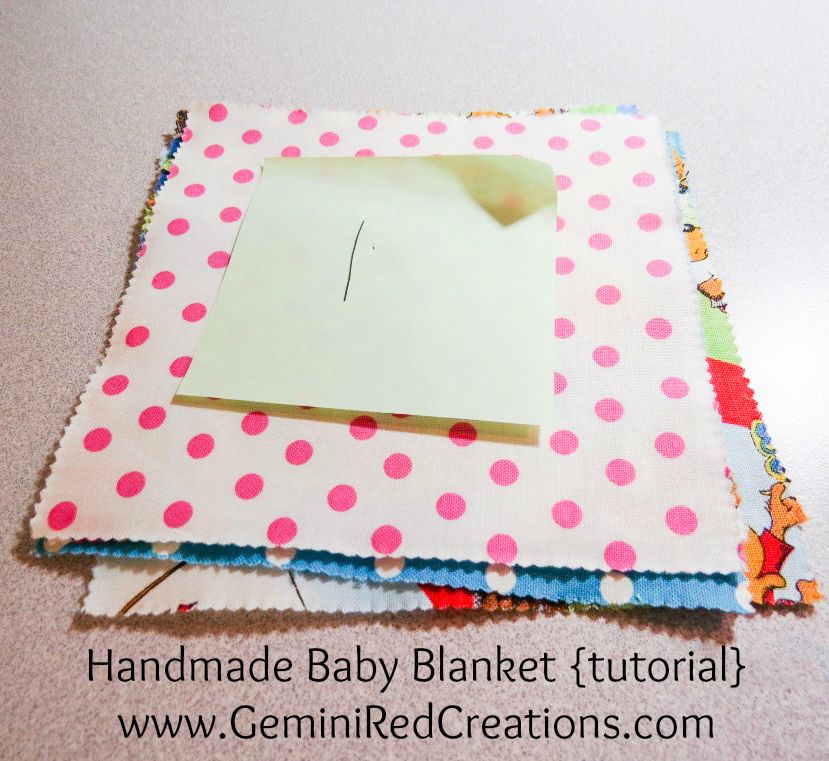 Handmade Baby Blanket tutorial (6)