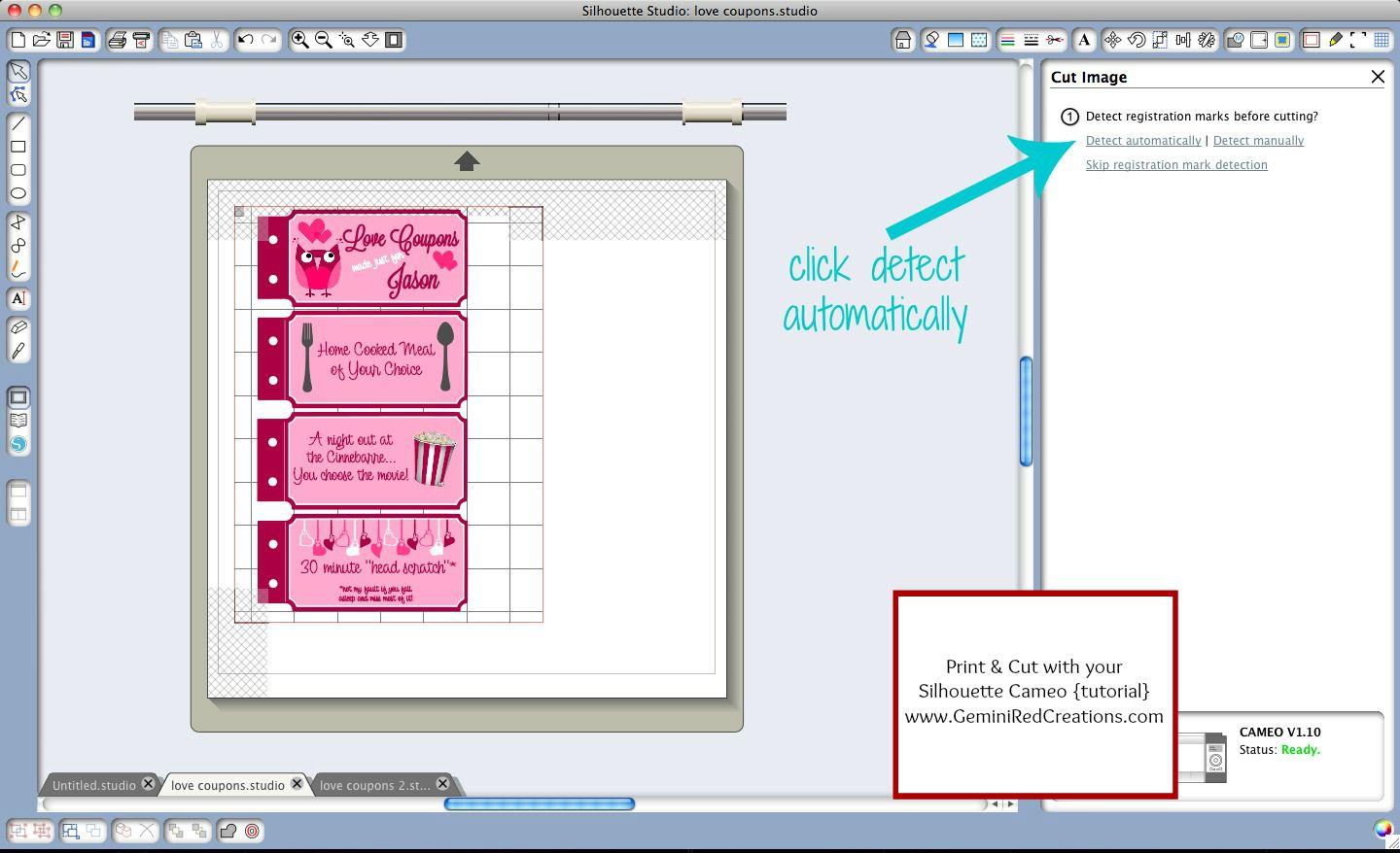 Problems Detecting Registration Marks on Silhouetteand How to