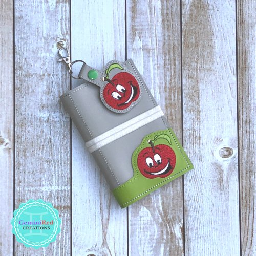 Silly Apple Key Fob Notebook Cover