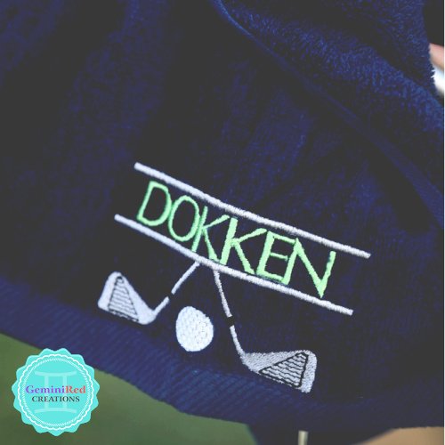 Golf Towels {monogrammed} 11x18