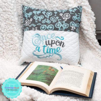Book Quote Word Art Reading Pillow Cover