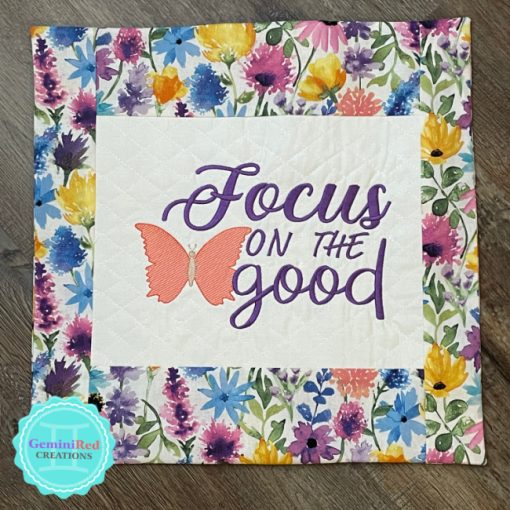 Focus on the Good Pillow Cover {Ready to Ship}