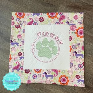 Just a Girl Who Loves Dogs Pillow Cover {Ready to Ship}