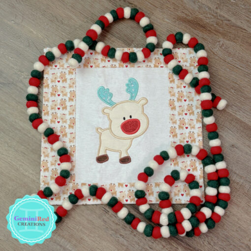 Cute Reindeer Pillow Cover {Ready to Ship}